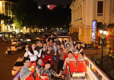 Xe Bus 2 Tầng Hà Nội Đêm Rằm: Lịch Trình, Giá Vé & Trải Nghiệm 2026