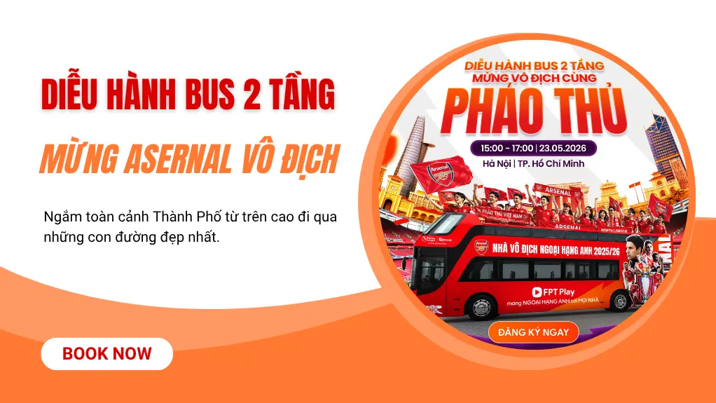 Bus 2 tang mung asernal vo dich
