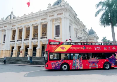 Khai Trương Xe Bus 2 Tầng Điện Đầu Tiên Tại Việt Nam – Hà Nội